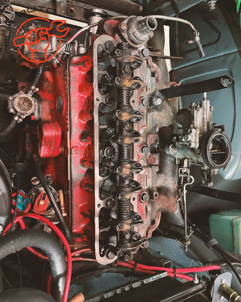 Volvo Motorblock Volvo B18, Ventiltrieb, Motorraum PV544