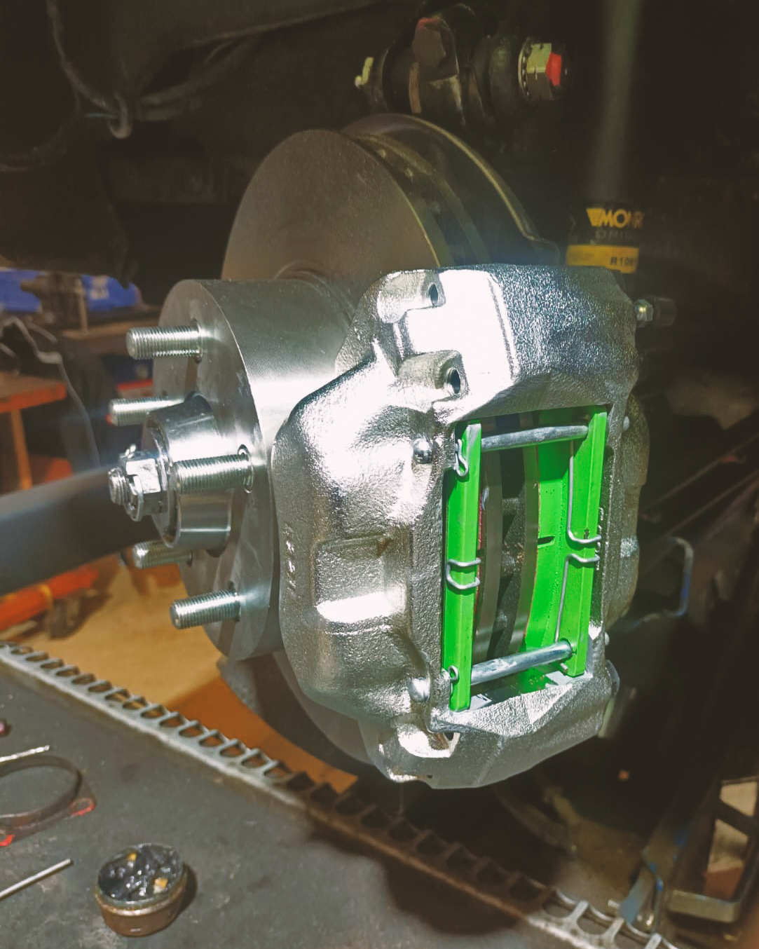 Update auf Bremsscheiben vorne, erledigt