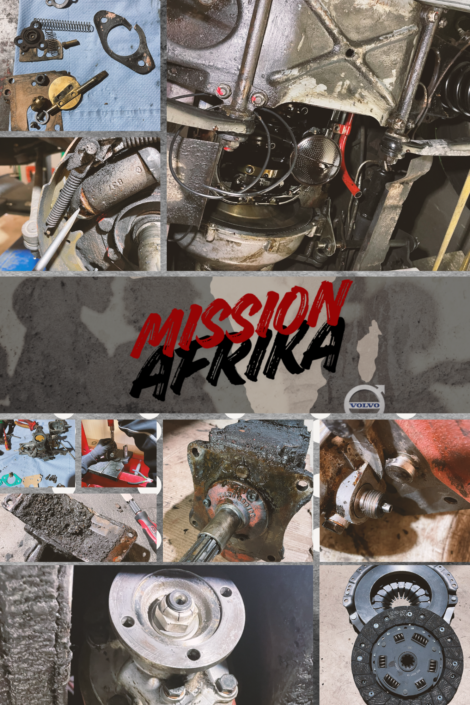 Verschiedene Aufnahmen der Motorinspektion als Collage