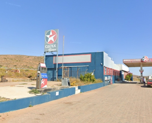 Bitterfontein Tankstelle Mission Afrika – Ungewollter längerer Stopp in Bitterfontein